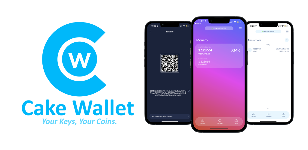 Cake Wallet Store Page