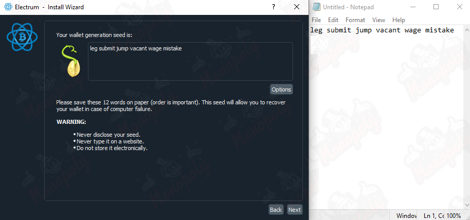 Electrum Seed Phrase