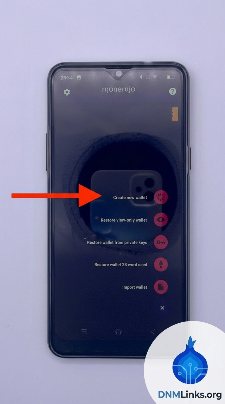 Monerujo Create Wallet Screen
